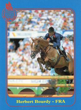 1995 Star Cards Riders of the World #14 Hubert Bourdy Front